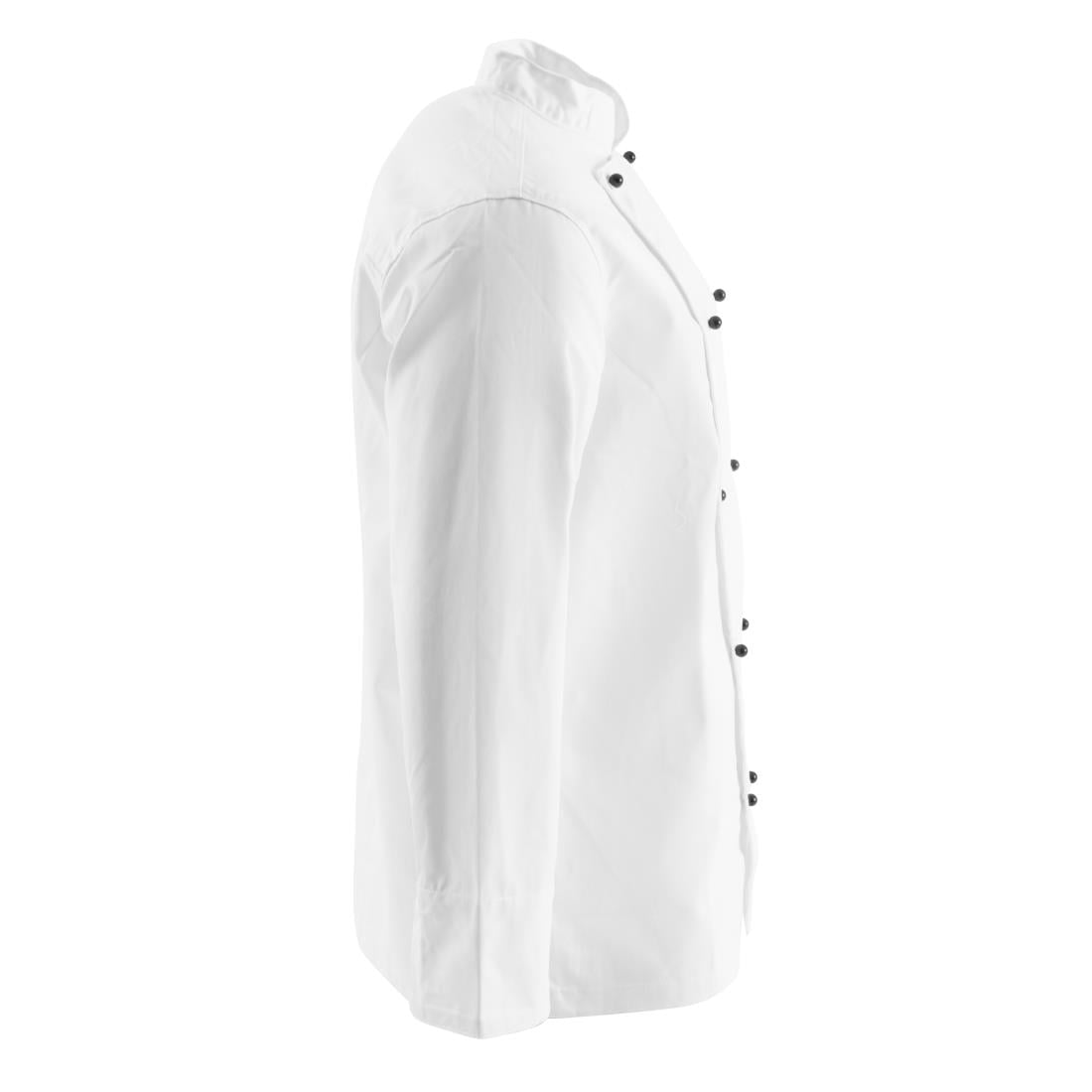 Veste de cuisine mixte Whites Chicago manches longues blanche M — DL710-M