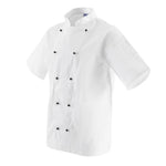 Veste de cuisine mixte Whites Chicago manches courtes blanche XS — DL711-XS