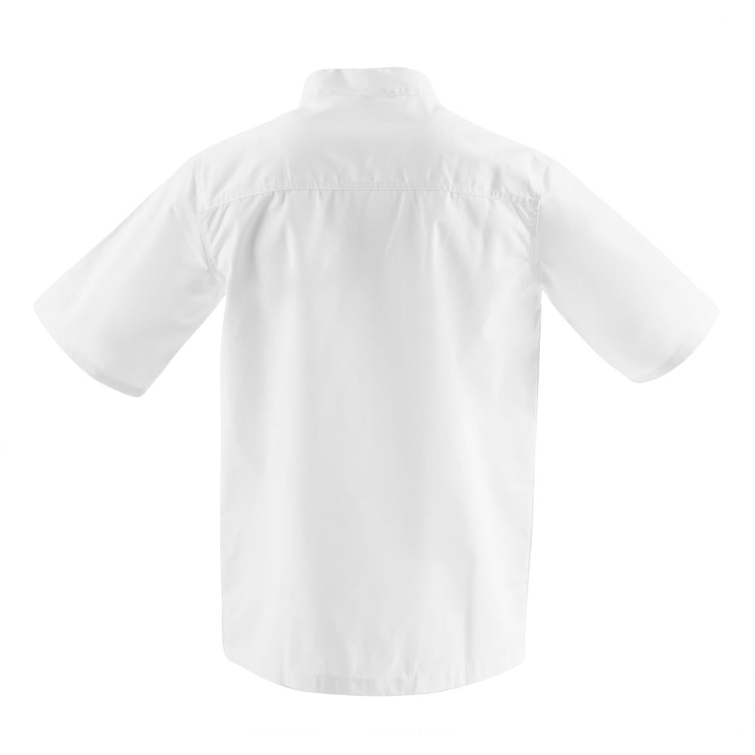 Veste de cuisine mixte Whites Chicago manches courtes blanche L — DL711-L