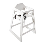 Chaise haute en bois blanche Bolero — DL833