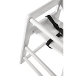 Chaise haute en bois blanche Bolero — DL833
