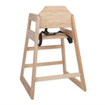 Chaise haute en bois Bolero finition naturelle — DL900