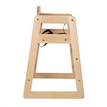 Chaise haute en bois Bolero finition naturelle — DL900