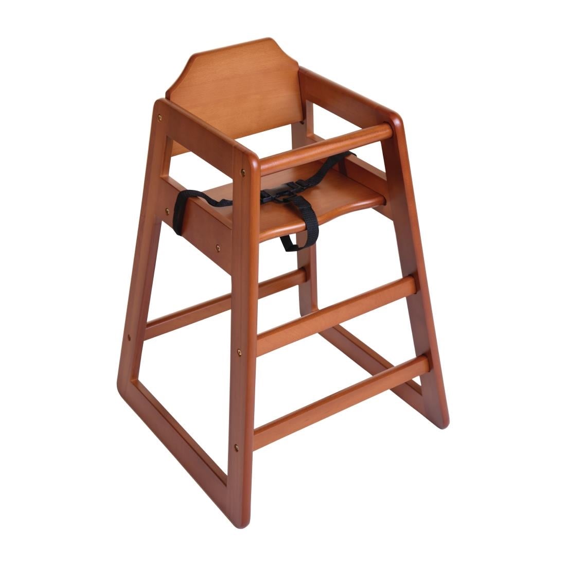 Chaise haute en bois Bolero finition bois foncé — DL901