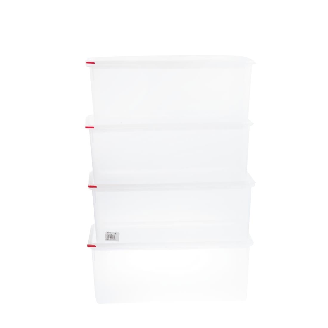 Boîtes alimentaires en polypropylène Araven GN 1/1 27,5L (lot de 4) — DL984