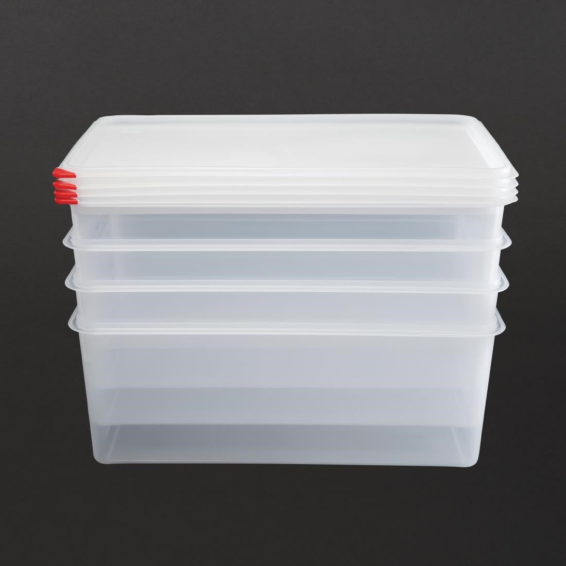 Boîtes alimentaires en polypropylène Araven GN 1/1 27,5L (lot de 4) — DL984