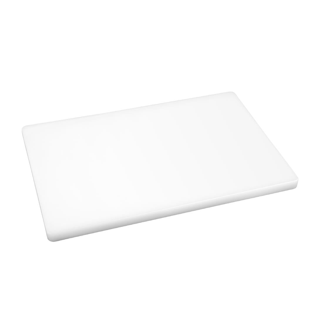 Planche à découper standard épaisse basse densité Hygiplas blanche — DM001
