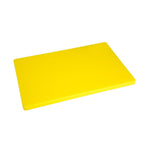 Grande planche à découper épaisse basse densité Hygiplas jaune — HC884