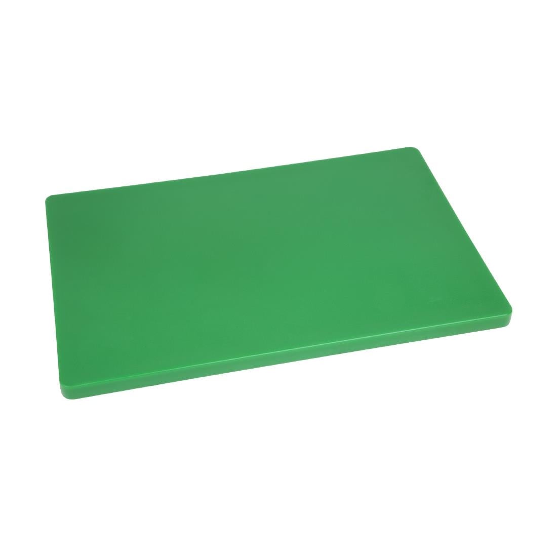 Planche à découper standard épaisse basse densité Hygiplas verte — DM006