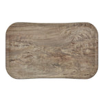 Plateau rectangulaire polyester aspect bois Cambro Century 32x53cm olivier clair — DM123