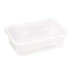 Boîtes moyennes en plastique micro-ondables avec couvercles Fiesta Recyclable 650ml (lot de 250) — DM182