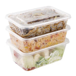 Boîtes moyennes en plastique micro-ondables avec couvercles Fiesta Recyclable 650ml (lot de 250) — DM182