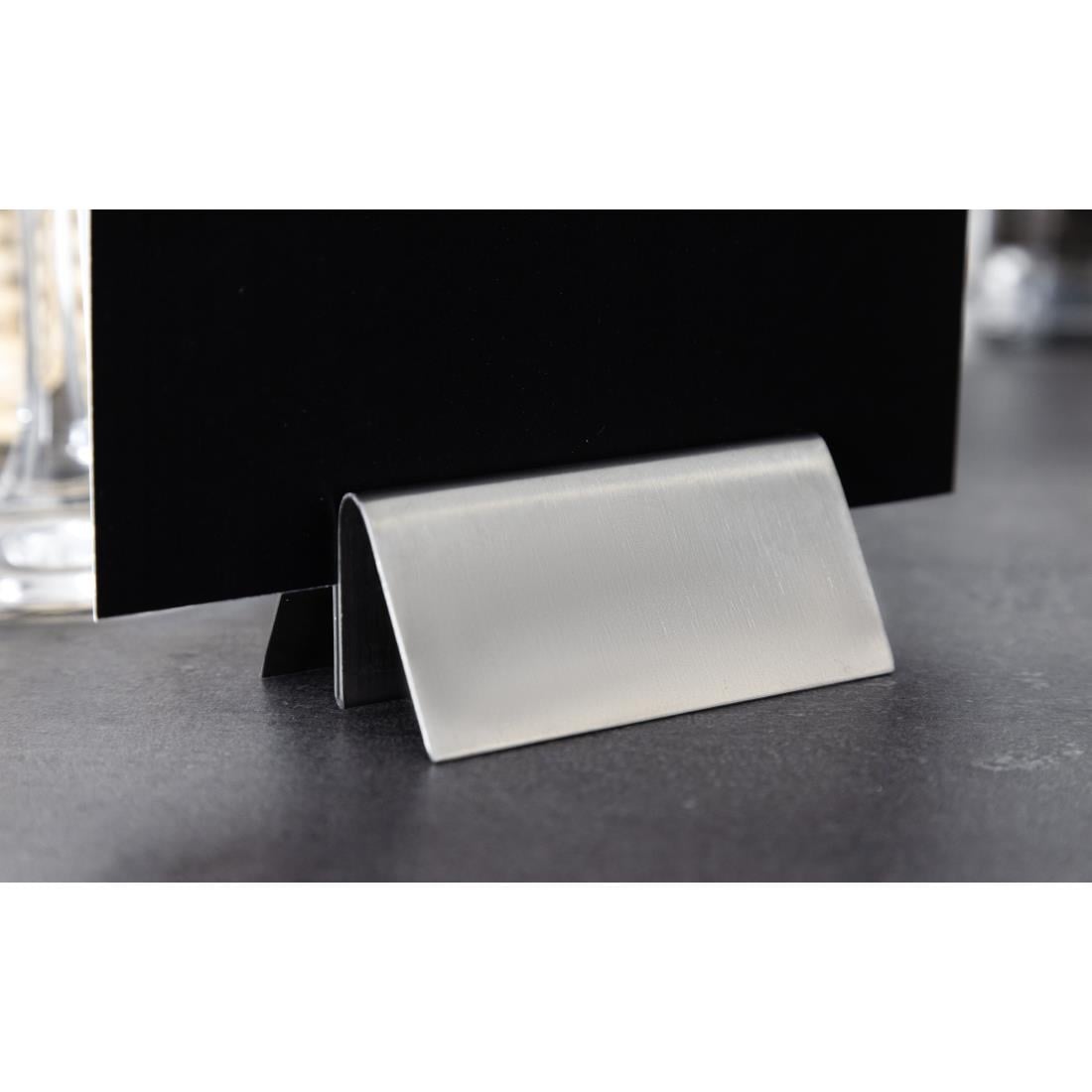 Porte-menu en acier inoxydable Olympia — DM221