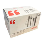Sets de couverts jetables légers en inox Comas (lot de 50) — DM275