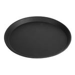 Plateau de service rond fibre de verre antidérapant Camtread Cambro noir 28 cm — DM780