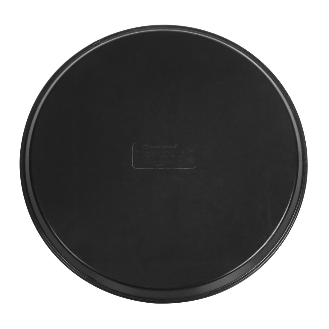 Plateau de service rond fibre de verre antidérapant Camtread Cambro noir 40,5 cm — DM782