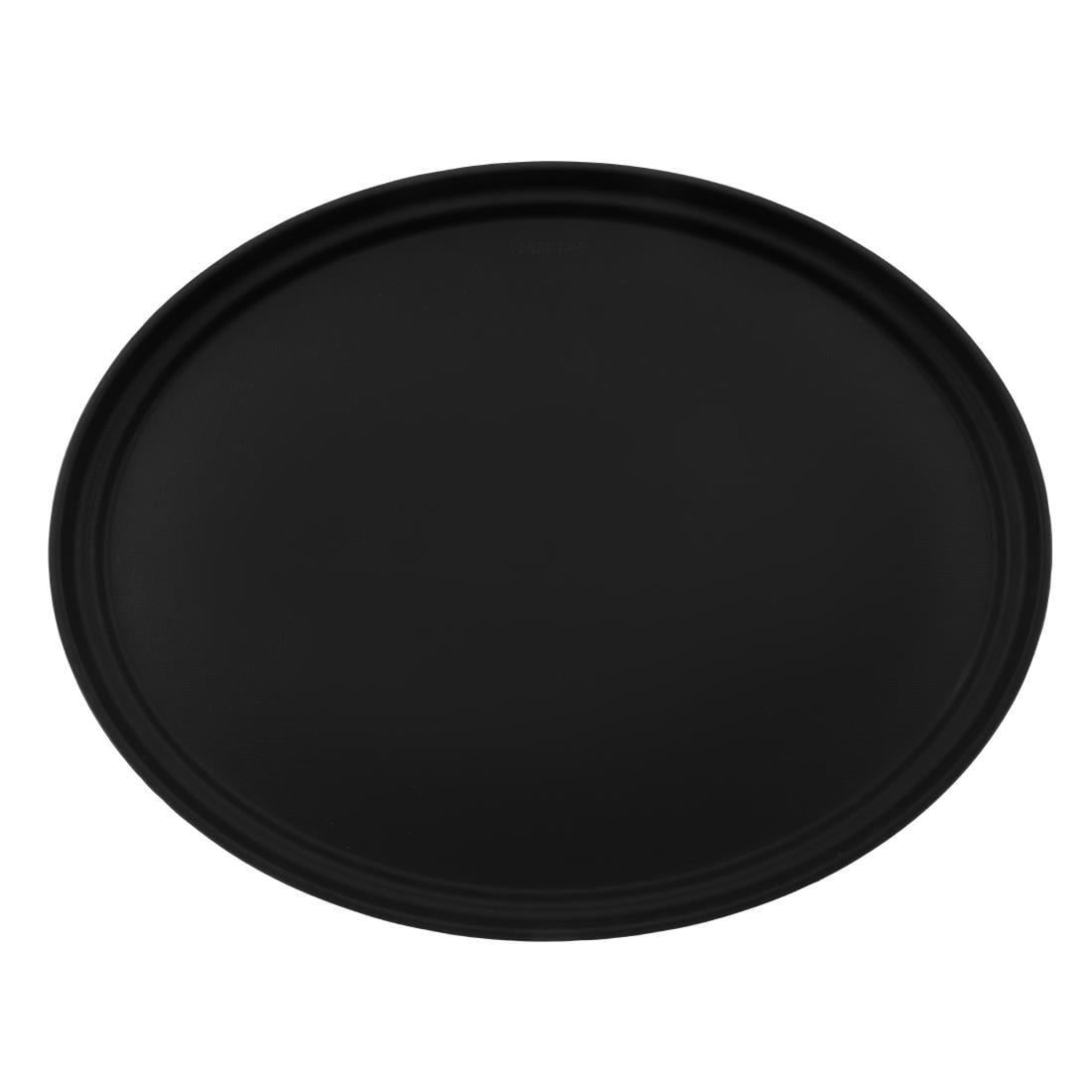 Plateau de service ovale fibre de verre antidérapant Camtread Cambro noir 60 cm — DM783