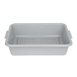 Bac alimentaire perforé en plastique EDLP Vogue gris — DN583