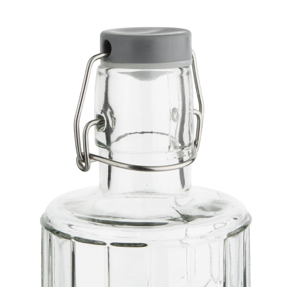 Bouteilles d'eau en verre avec bouchon Olympia Geo 1L (lot de 6) — DN816
