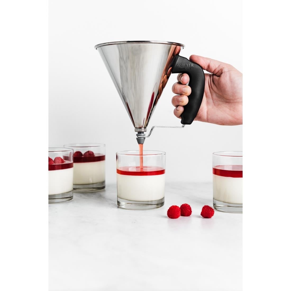 Mini-entonnoir à piston automatique De Buyer 800ml — DN905