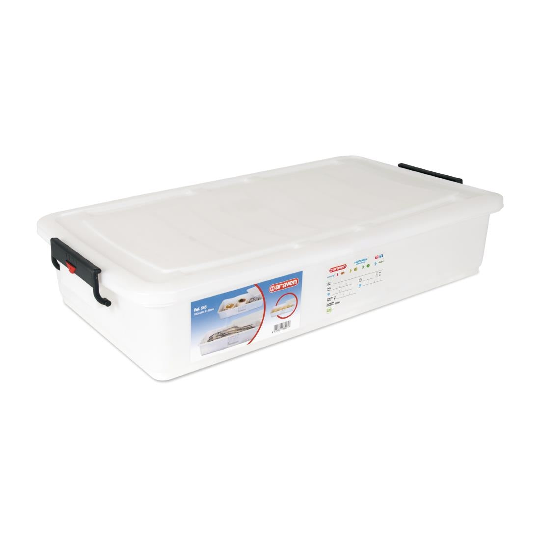 Conteneur alimentaire avec couvercle Araven 40L — DN910