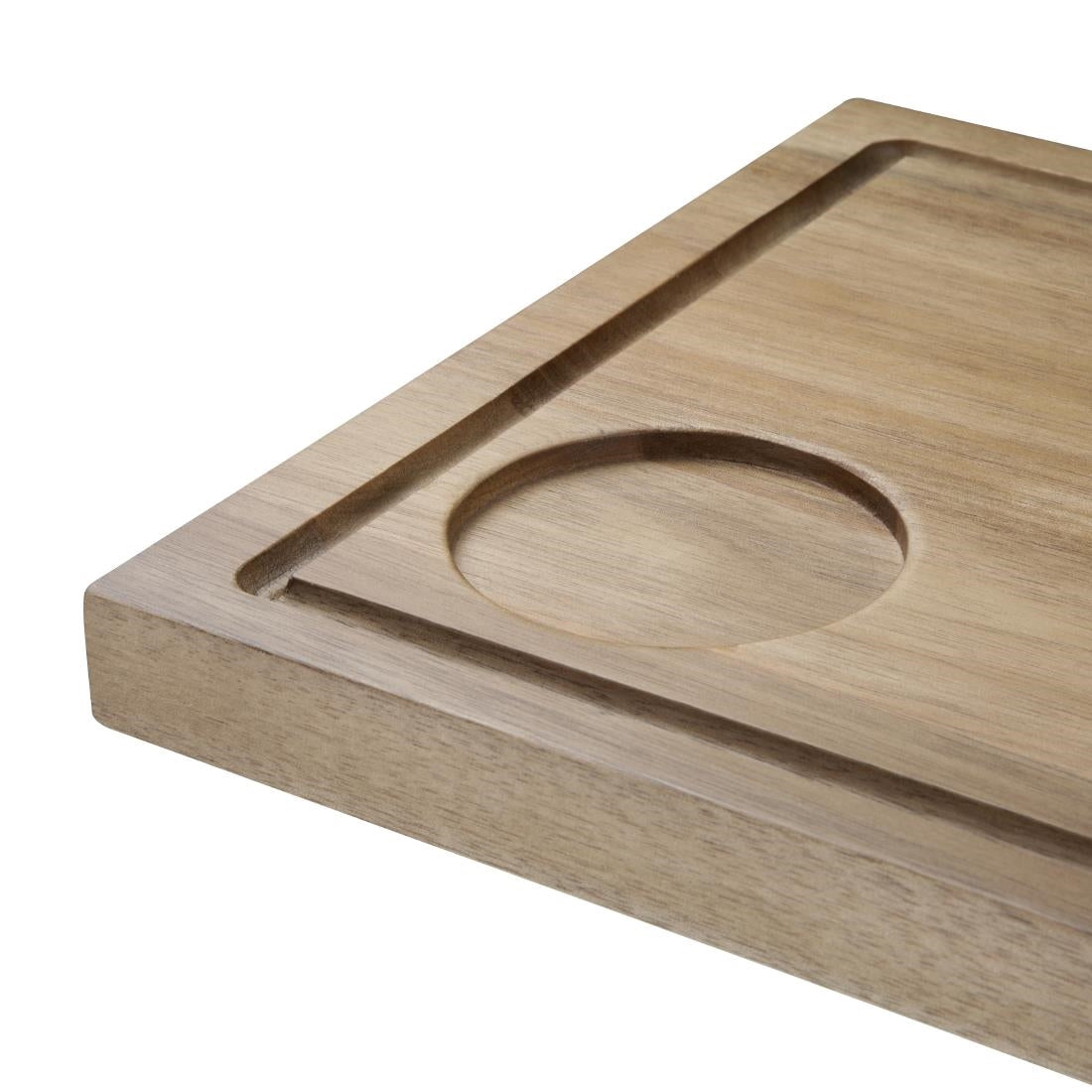 Grande planche à steak en bois d'acacia Olympia — DP139