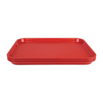 Plateau fast food en plastique Olympia Kristallon rouge 275x353mm — DP213