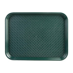 Plateau fast food en plastique Olympia Kristallon vert 275x353mm — DP214