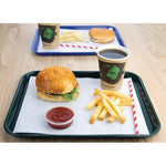Plateau fast food en plastique Olympia Kristallon vert 275x353mm — DP214