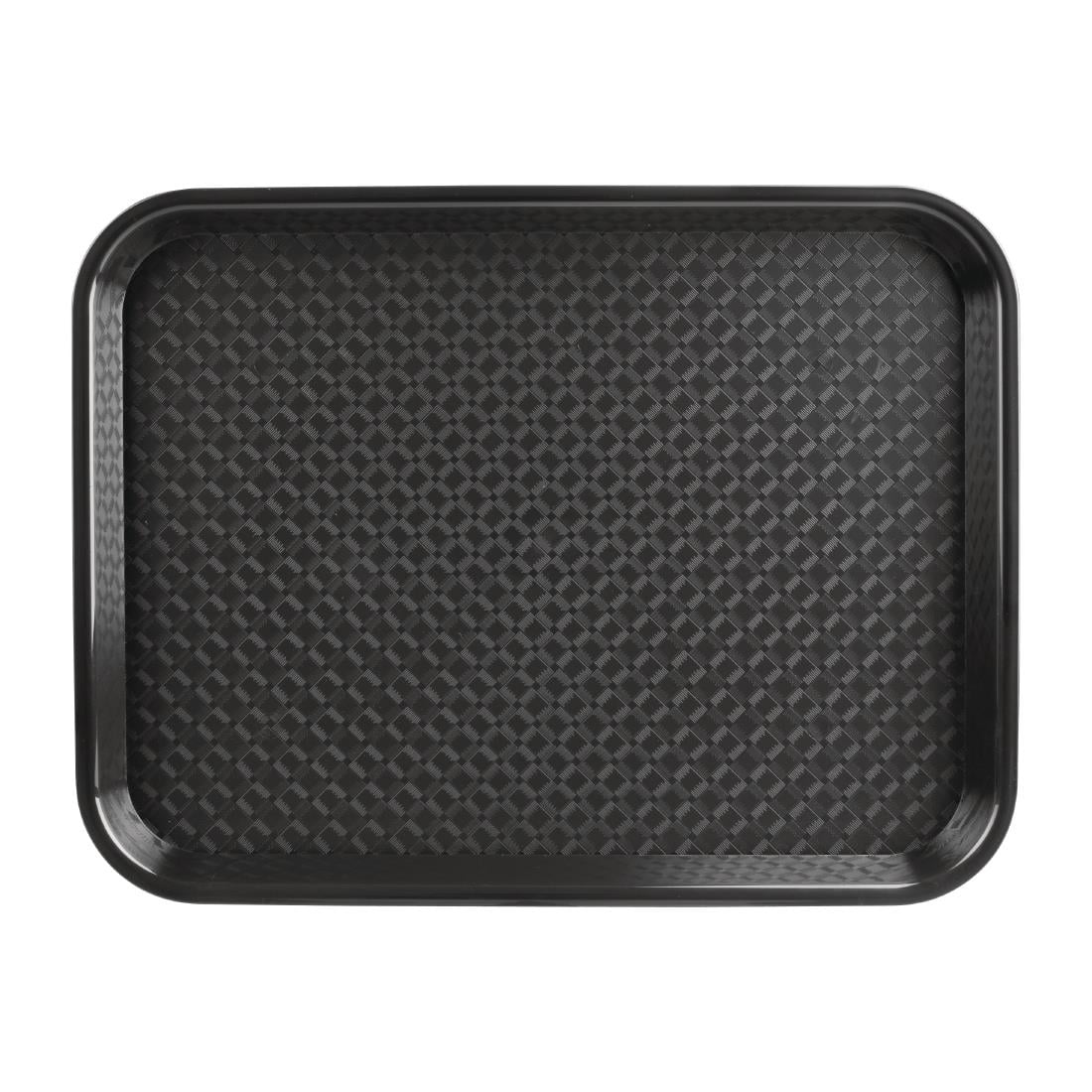 Plateau fast food en plastique Olympia Kristallon noir 275x353mm — DP216