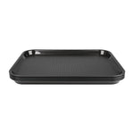 Plateau fast food en plastique Olympia Kristallon noir 275x353mm — DP216