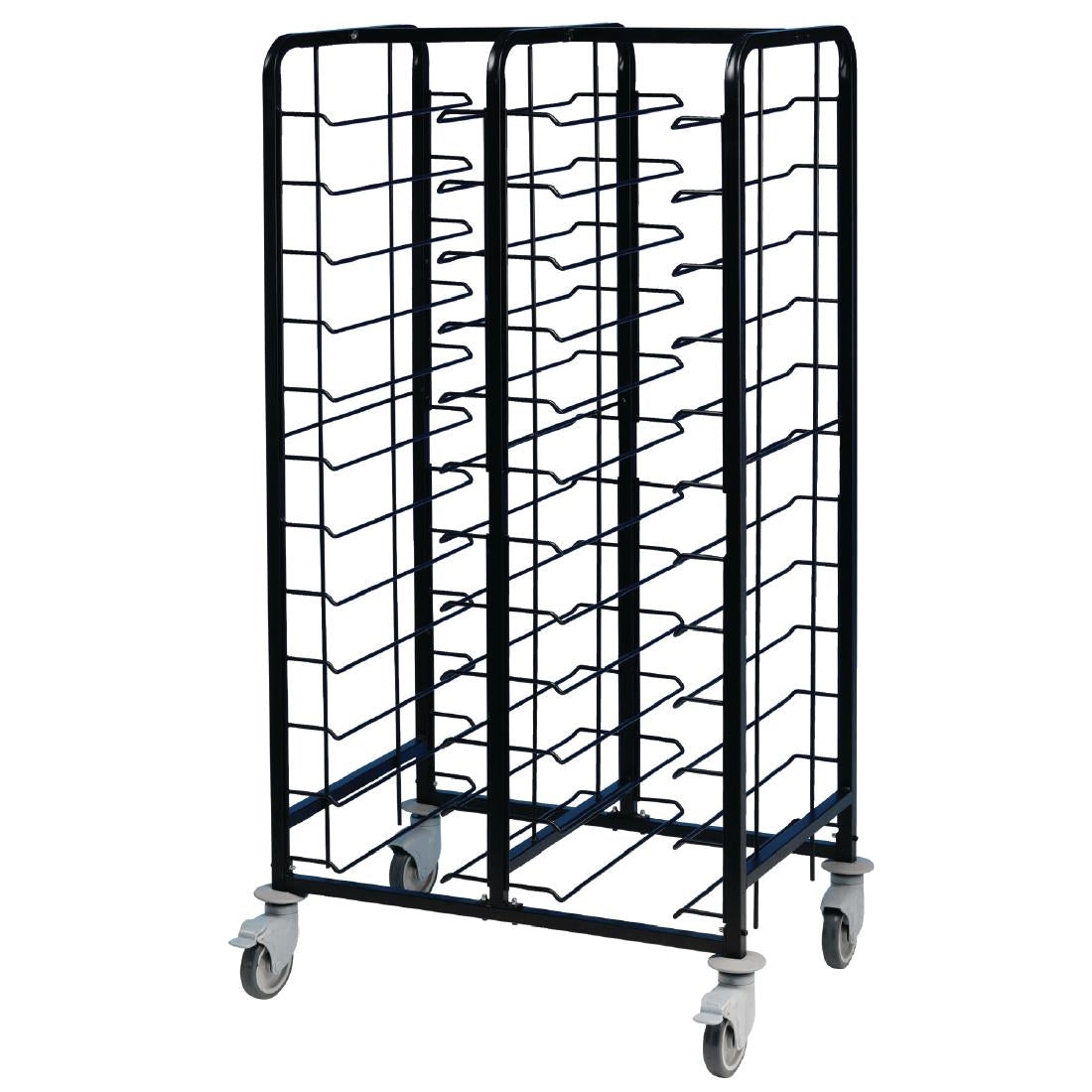 Chariot de débarrassage 24 plateaux en acier thermolaqué EAIS — DP291