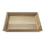 Plateau rectangulaire en acacia Olympia 380x355mm — DP885