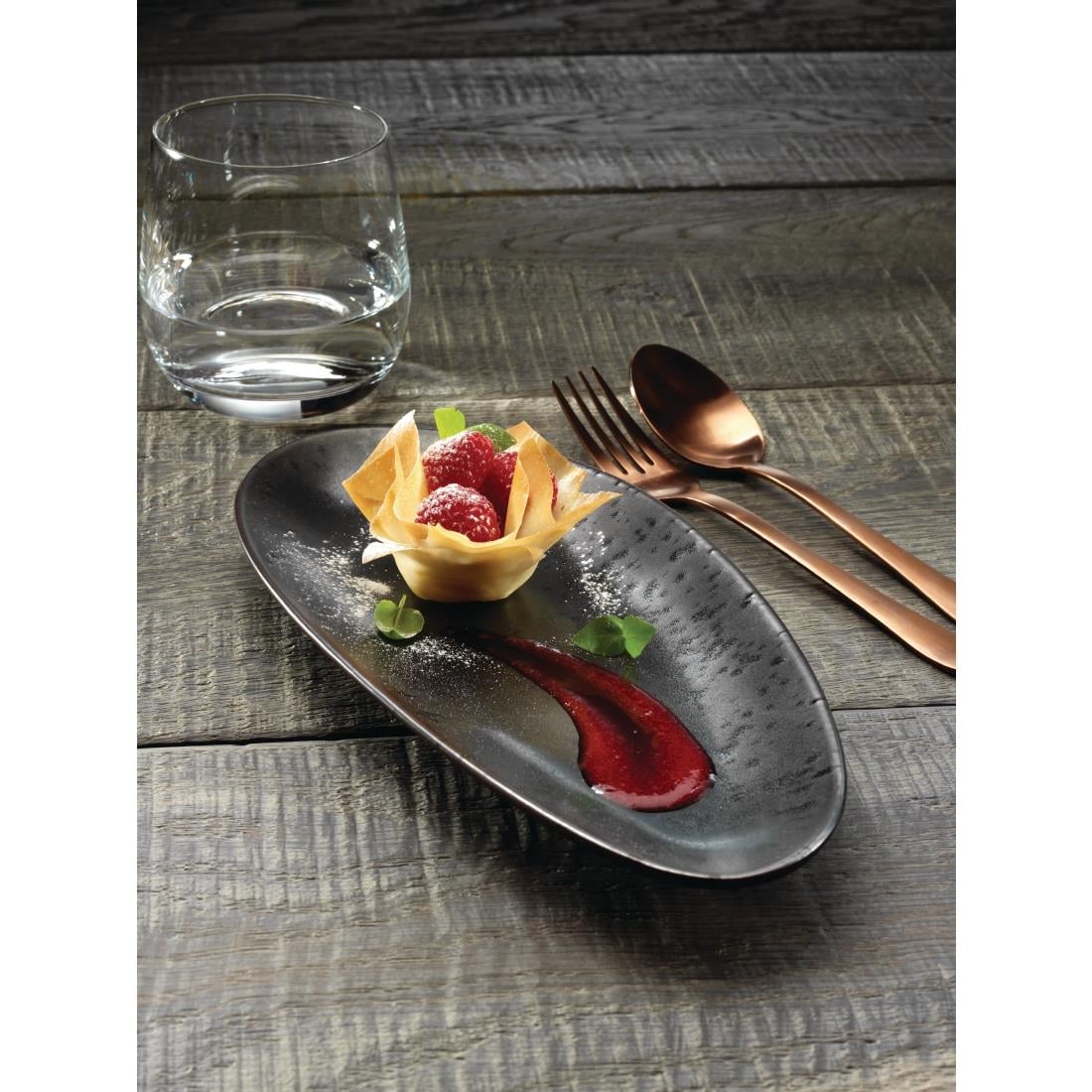 Assiette ovale Olympia Fusion 250mm (lot de 6) — DR089