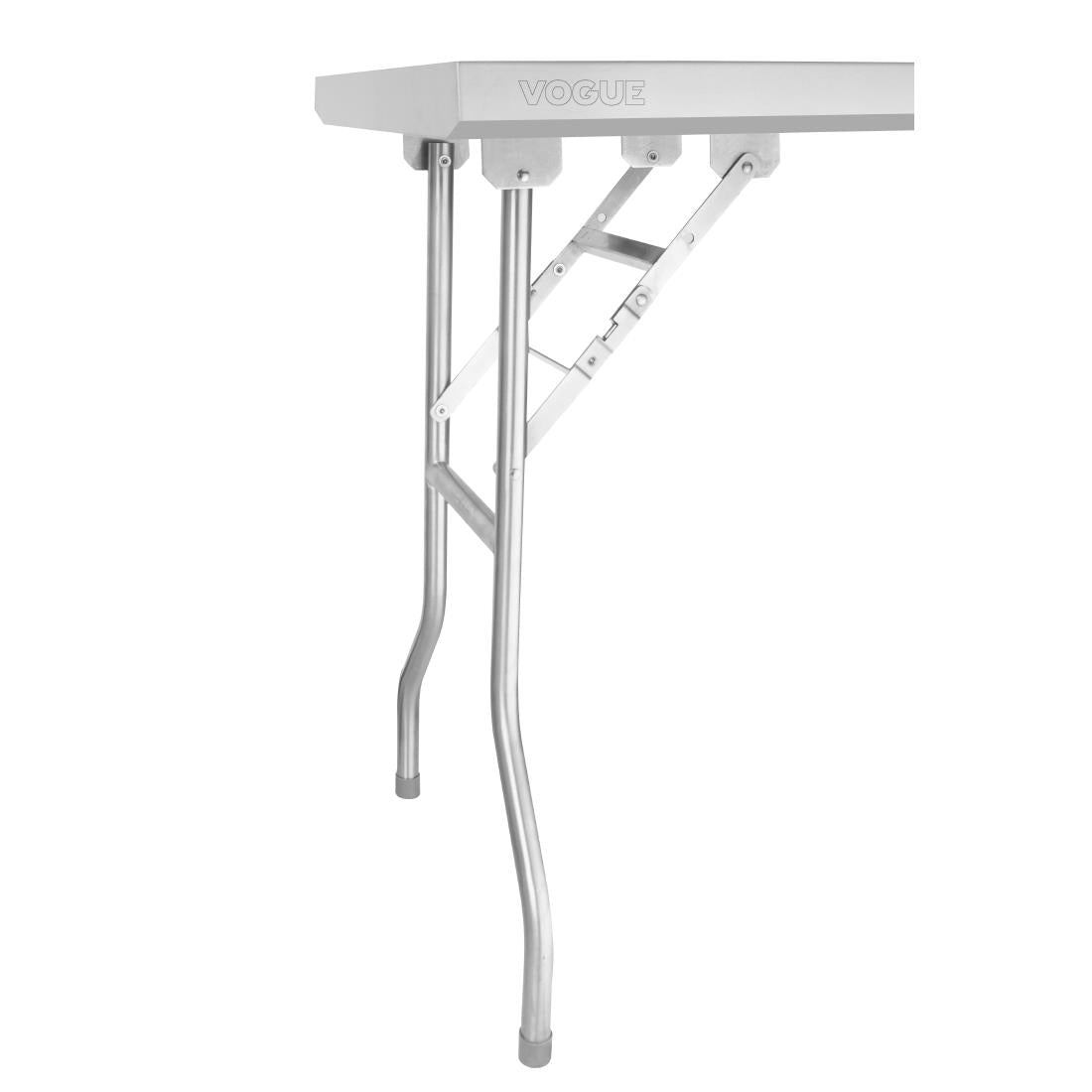 Table de travail pliante inox Vogue 1830x760x780 — DR195