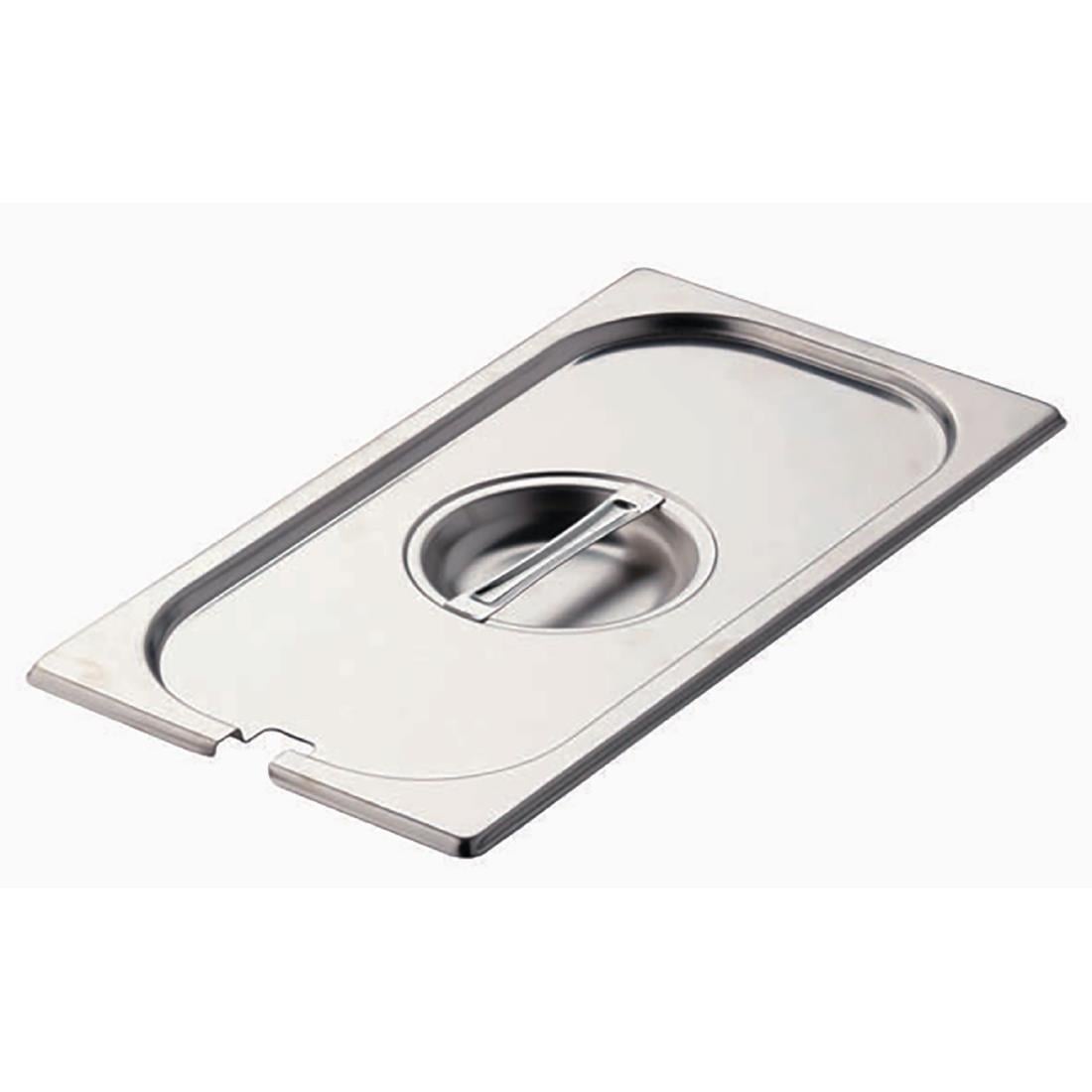 Couvercle inox avec encoche GN 1/3 Gastro M — DR495
