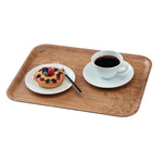 Plateau stratifié surface grainée Madeira Cambro olivier marron 43 cm — DR584