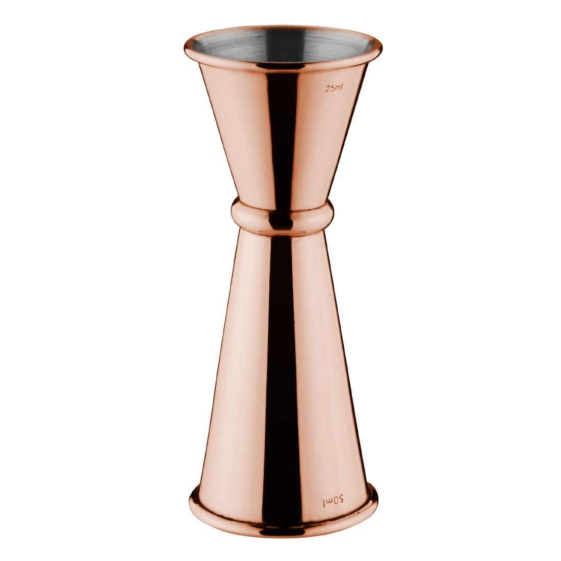 Mesure de bar conique Olympia cuivre 25/50ml — DR606