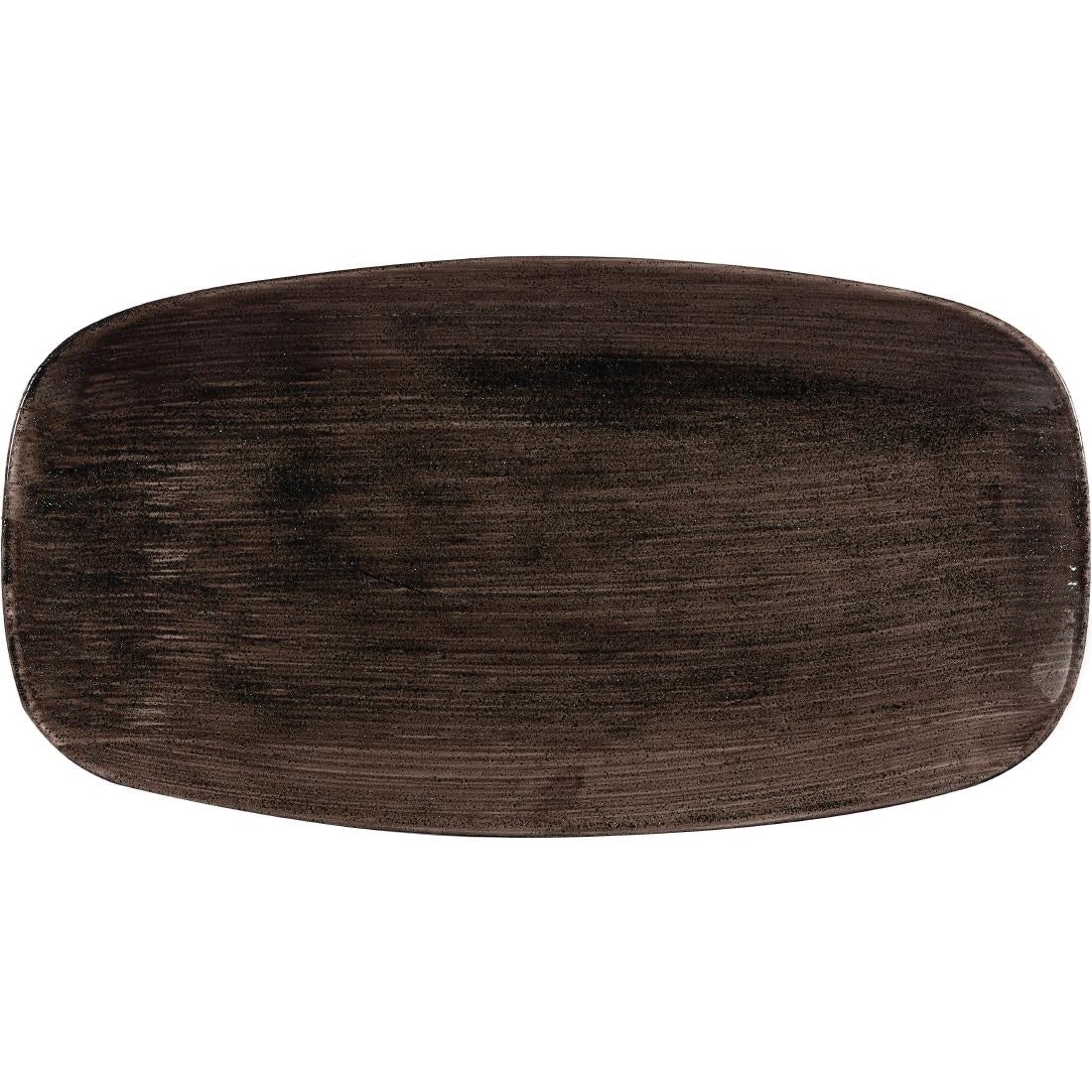 Assiettes oblongues Churchill Stonecast Patina 355mm (Lot de 6) — DR659