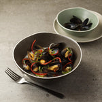 Saladiers Chia Olympia gris 210mm (Lot de 6) — DR816