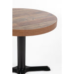 Plateau de table rond Bolero 60 cm effet bois vieilli — DR822