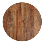Plateau de table rond Bolero 60 cm effet bois vieilli — DR822