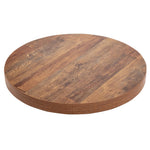 Plateau de table rond Bolero 60 cm effet bois vieilli — DR822
