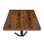 Plateau de table carré Bolero effet bois vieilli - 70 cm — DR823