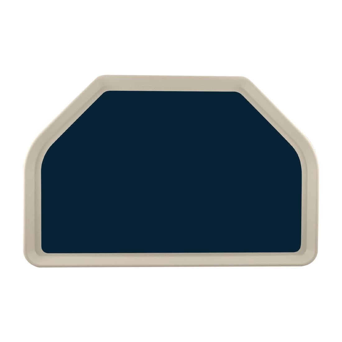 Plateau de service en polyester Roltex Trapèze GN 500x325mm bleu — DS092