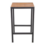Mange-debout carré en acier et acacia Bolero 60 cm — DS155