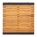 Mange-debout carré en acier et acacia Bolero 60 cm — DS155