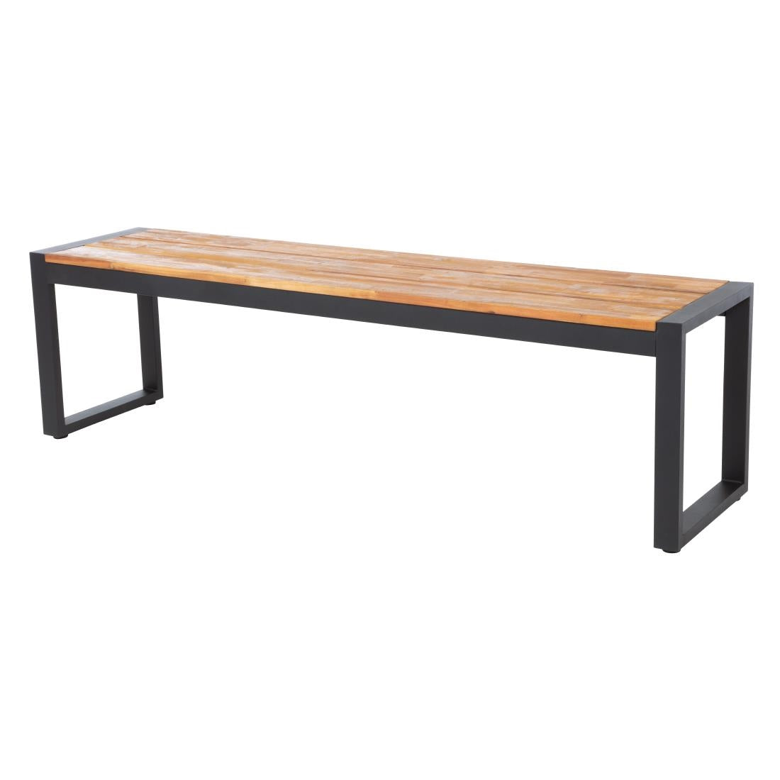 Bancs industriels en acier et acacia Bolero 1600 mm (lot de 2) — DS158