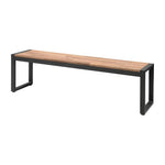 Bancs industriels en acier et acacia Bolero 1600 mm (lot de 2) — DS158