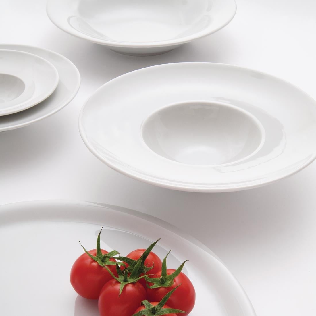 Assiettes creuses bord large Saturnia Napoli 150mm (lot de 10) — DS170